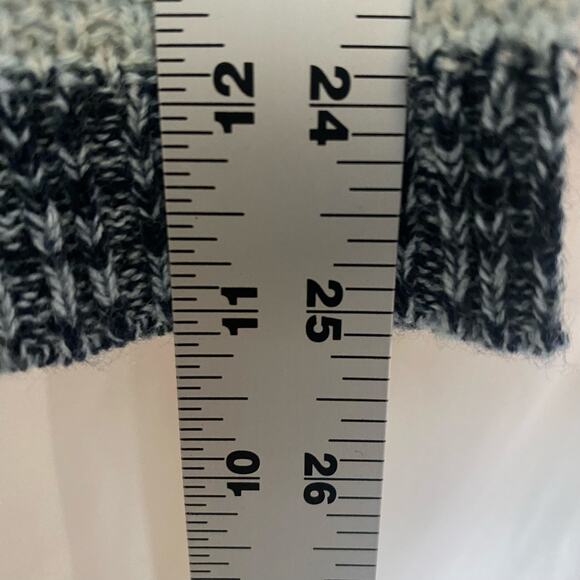 American Rag Striped Knit Open Front Cardigan Boho Cottage Cozy Sweater Medium - Picture 9 of 9